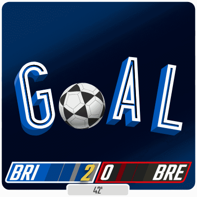 Scoreboard With Goal and Soccer Ball