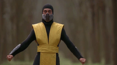 Scorpion Get Over Here Ready To Fight GIF