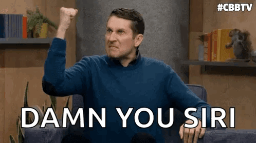 Scott Aukerman Damn You Siri GIF