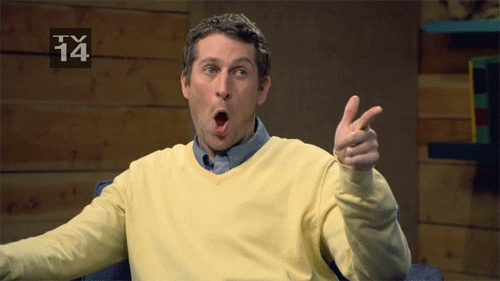 Scott Aukerman Finger Pew Pew GIF