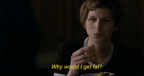 Scott Pilgrim Bread Makes You Fat GIF