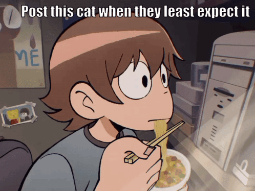 Scott Pilgrim Eating Noodles GIF