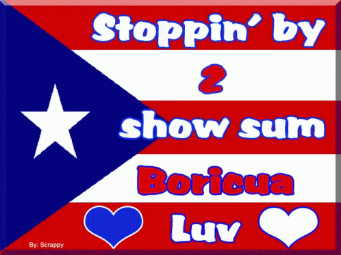 Scrappy Stopping By To Show Some Boricua GIF