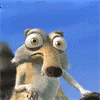 Scrat Took Acorn Cap GIF