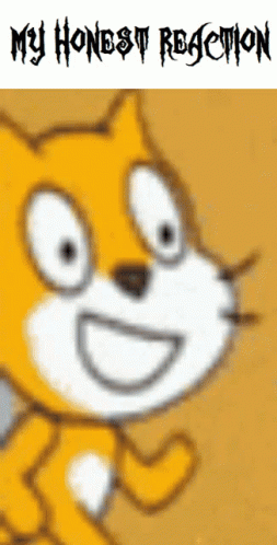 Scratch Cat Honest Reaction Meme GIF