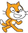 Scratch Cat Strolling Pixel Art GIF