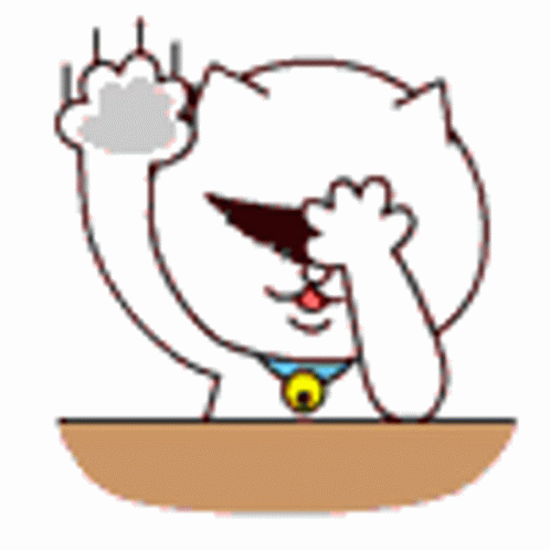 Scratches Air White Cool Cat GIF