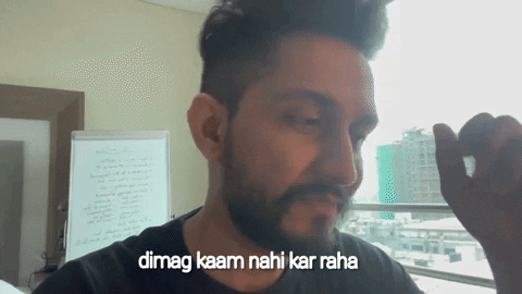 Scratching Head Indian Guy GIF