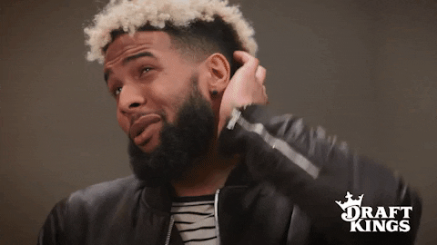 Scratching Head Odell Beckham GIF