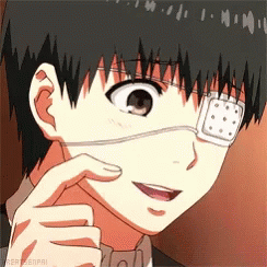 Scratching Ken Kaneki GIF