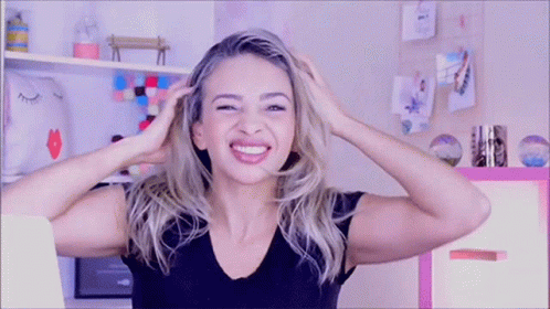 Scratching My Head Resulting To Messy Hair GIF