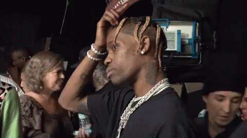 Scratching My Head Travis Scott GIF