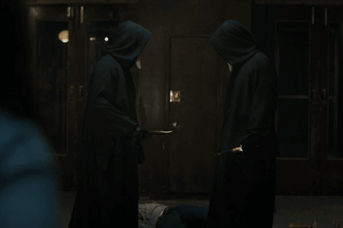 Scream 6 Ghostface Knipe Swipe GIF