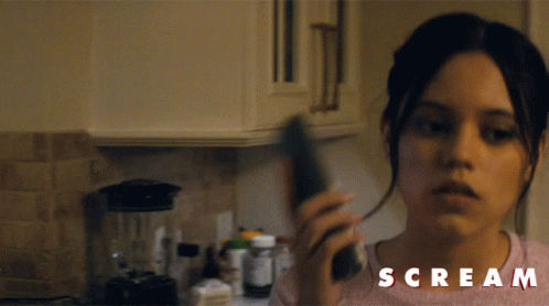 Scream 6 Jenna Ortega Hello GIF