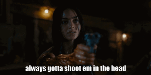 Scream 6 Sam Carpenter Pointed Gun GIF