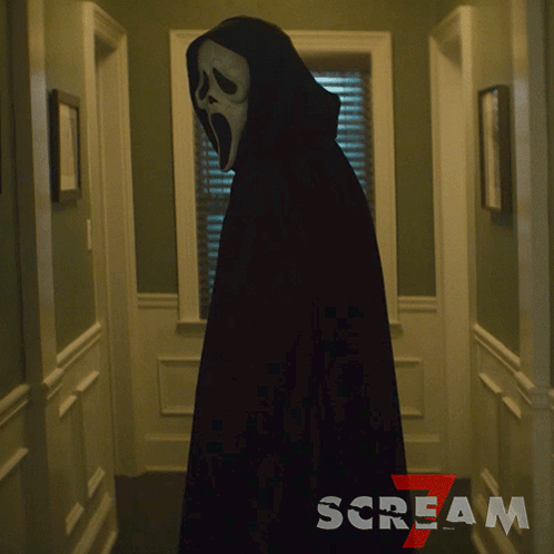 Scream 7 Poster with Person in Cape