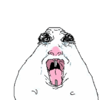 Scream Cry Sticker GIF