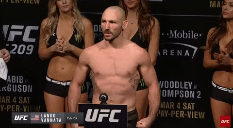 Scream Flexing Ufc Contender GIF
