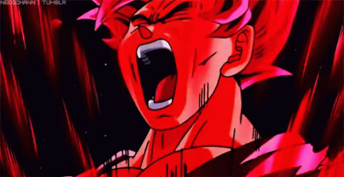 Scream Goku Manga Anime GIF