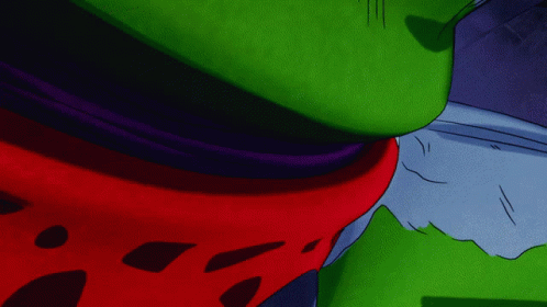 Screaming Beast Gohan Kick Cell Max GIF