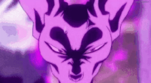 Screaming Beerus Energy Of Destruction Aura GIF