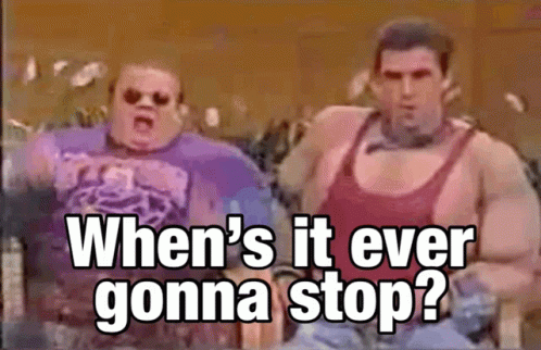 Screaming Fat Guys Survey GIF