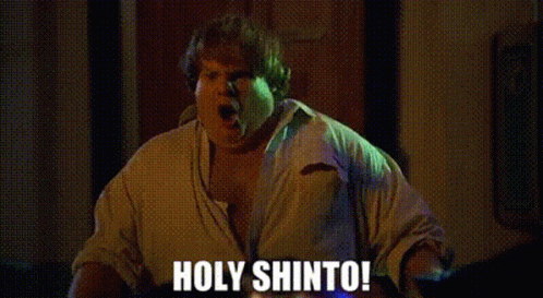 Screaming Fat Man in Dark Room