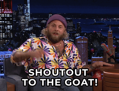 Screaming Guest Shout Out To Goat Jimmy Fallon GIF