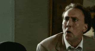Screaming Nicolas Cage Head Effects GIF