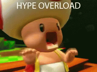 Screaming Toad With Hype Overload