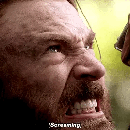 Screaming Upset Chris Evans GIF