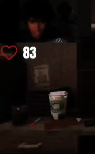 Screen With Heart and 83