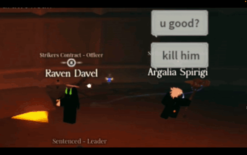 Screenshot Asking Raven Davel U Good GIF