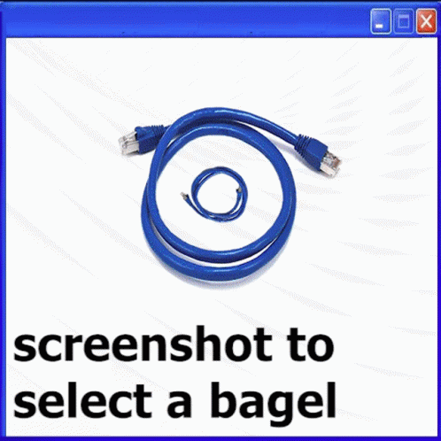 Screenshot of Bagel With Text Screenshot To Select A Bagel