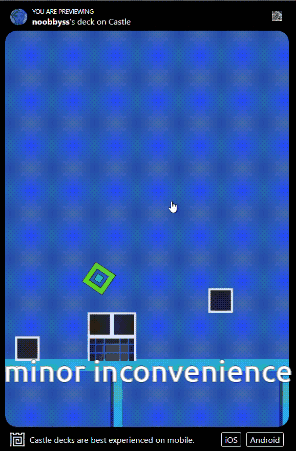 Screenshot of Game Saying Minor Inconvenience