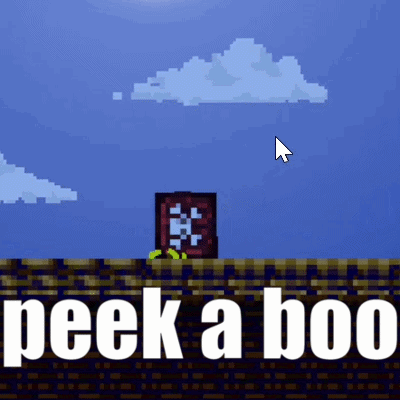 Screenshot of Peek A Boo Video Game