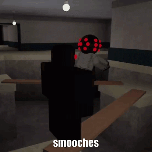 Screenshot of Video Game Saying Smooches