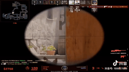 Screenshot of Video Game Showing Sniper Aiming With Sniper Scope