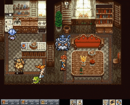 Screenshot of Video Game With Character HP Displayed