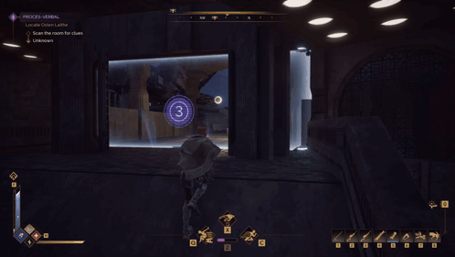 Screenshot of Video Game With Number 3
