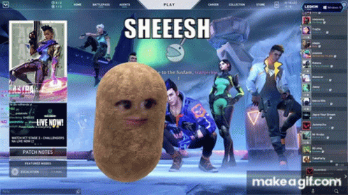 Screenshot Saying Sheeesh GIF