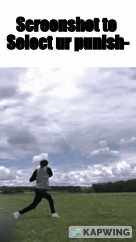 Screenshot to Select Ur Punish Person Running in Field
