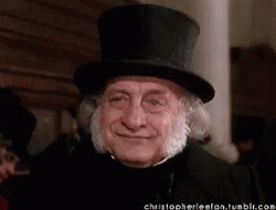 Scrooge Movie Smiling GIF