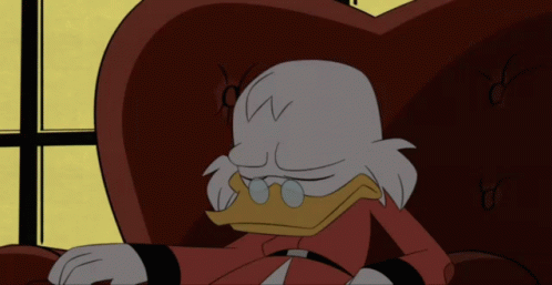 Shocked Scrooge Mcduck GIF