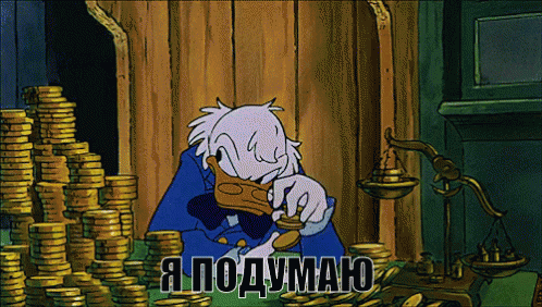 Scrooge Counting Coins GIF