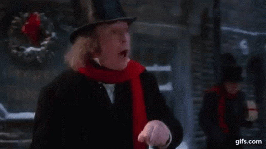 Scrooge Movie Performance GIF