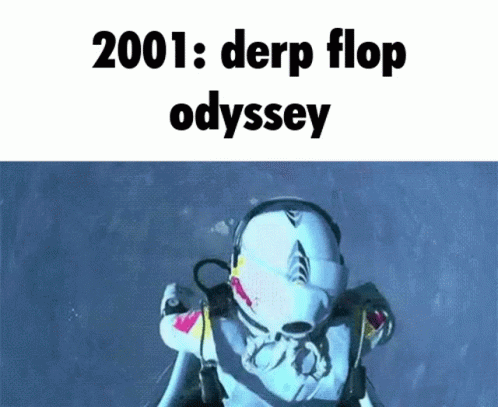 Scuba Diver 2001 Derp Flop Odyssey
