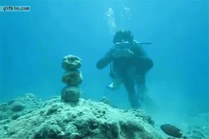 Scuba Diving Underwater Tricks GIF