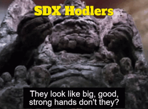 SDX Hodlers Big Strong Hands