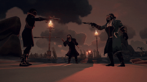 Sea Of Thieves Pirate Coin Flip GIF